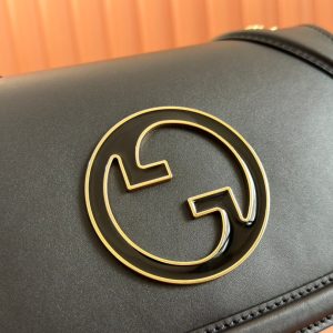 Gucci Blondie Small Shoulder Bag 26 Black Calfskin 272179