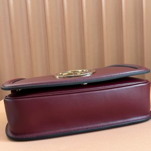 Gucci Blondie Small Shoulder Bag 26 Burgundy Calfskin 272180
