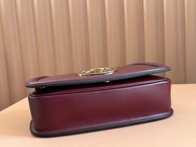 Gucci Blondie Small Shoulder Bag 26 Burgundy Calfskin 272180