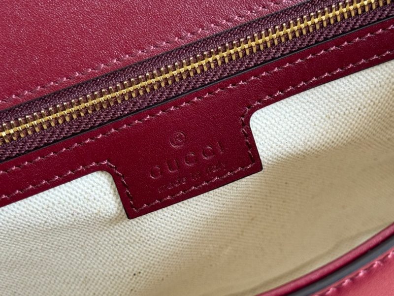 Gucci Blondie Small Shoulder Bag 26 Burgundy Calfskin 272180