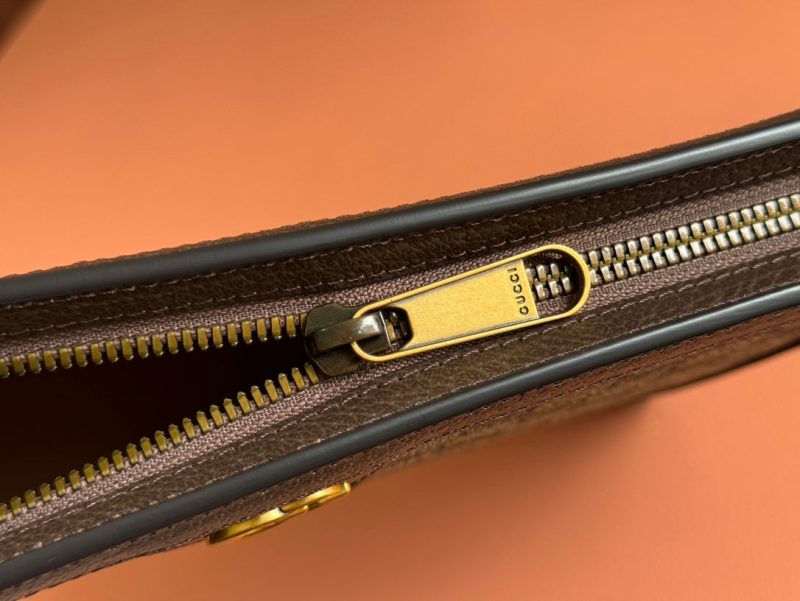 img_89648692_20241104_i1730710570_1550_5_jpg Gucci Ophidia 27cm Clutch Ebony Brown Canvas Leather 239914