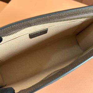 img_89648692_20241104_i1730710570_8244_3_jpg Gucci Ophidia 27cm Clutch Ebony Brown Canvas Leather 239914