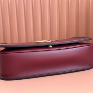 GG Blondie Large Handbag 32cm Burgungdy Calfskin