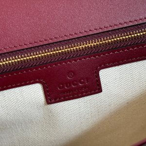 GG Blondie Large Handbag 32cm Burgungdy Calfskin