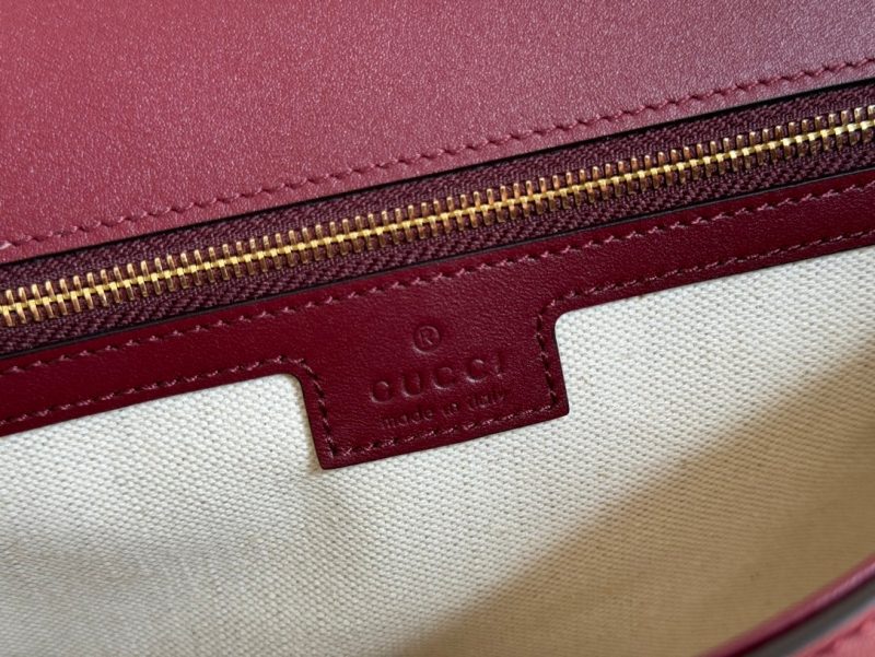 GG Blondie Large Handbag 32cm Burgungdy Calfskin