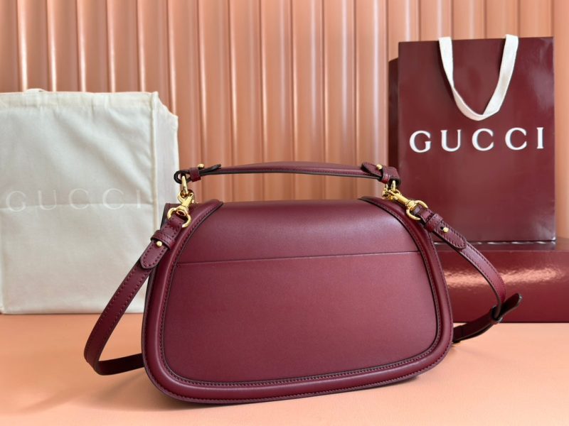 GG Blondie Large Handbag 32cm Burgungdy Calfskin