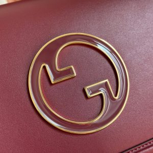 GG Blondie Large Handbag 32cm Burgungdy Calfskin