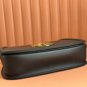 GG Blondie Large Handbag 32cm Black Calfskin