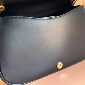 GG Blondie Large Handbag 32cm Black Calfskin