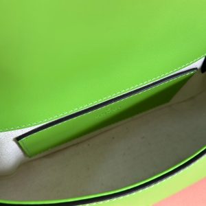 GG Blondie Handbag 21.5cm Green Calfskin