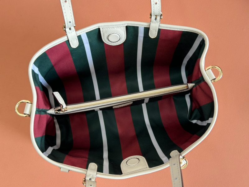 img_89648692_20250303_i1740991435_194_0_jpg Gucci Ophidia 31cm Bag Beige White Canvas 239666