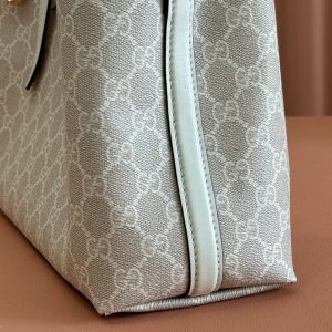 img_89648692_20250303_i1740991435_6382_1_jpg Gucci Ophidia 31cm Bag Beige White Canvas 239666