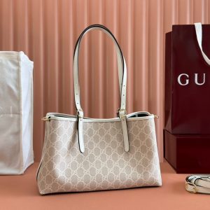 img_89648692_20250303_i1740991435_7105_2_jpg Gucci Ophidia 31cm Bag Beige White Canvas 239666