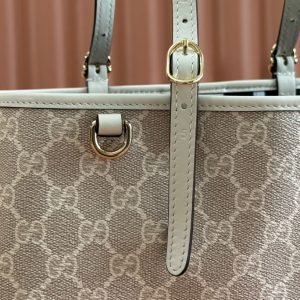 img_89648692_20250303_i1740991435_7778_4_jpg Gucci Ophidia 31cm Bag Beige White Canvas 239666