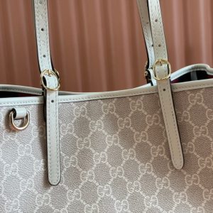 img_89648692_20250303_i1740991435_9233_6_jpg Gucci Ophidia 31cm Bag Beige White Canvas 239666