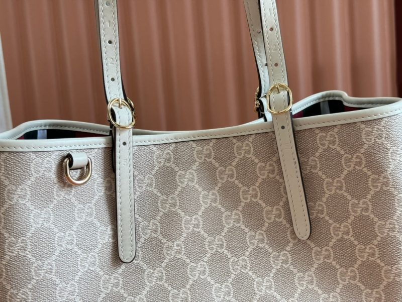 img_89648692_20250303_i1740991435_9233_6_jpg Gucci Ophidia 31cm Bag Beige White Canvas 239666