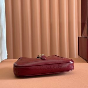 Gucci Jackie Notte Bag Rosso Ancora Red Patent Leather 248415