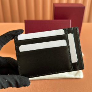 Gucci Card Wallet Grey mix Black Leather 248421