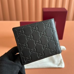 img_89648692_20250309_i1741501888_4770_1_jpg Gucci Wallet Black Embossed Leather 248405