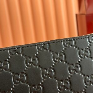 img_89648692_20250309_i1741501956_2652_4_jpg Gucci Zipper Wallet Black Embossed 248406