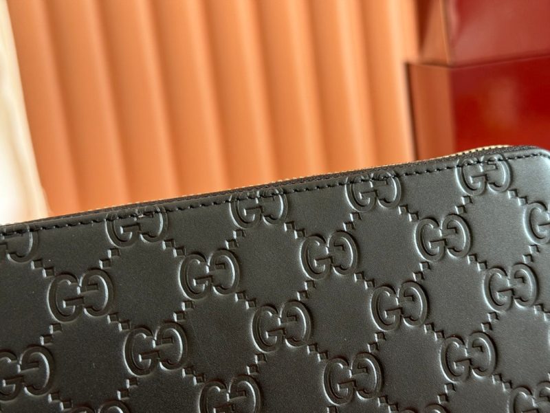 img_89648692_20250309_i1741501956_2652_4_jpg Gucci Zipper Wallet Black Embossed 248406