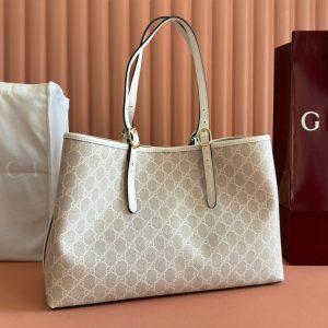 img_89648692_20250313_i1741857031_4776_7_jpg Gucci Ophidia 38cm Bag Beige White Canvas 244550