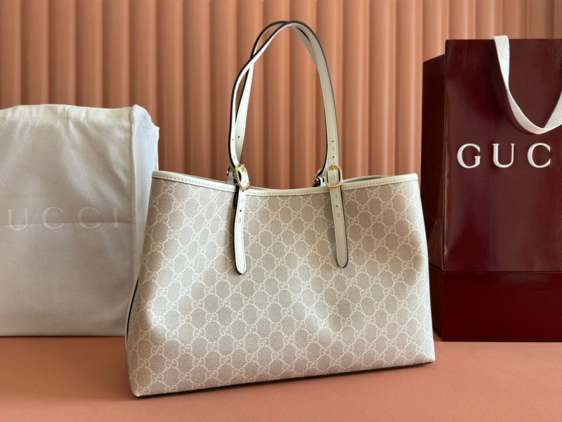 img_89648692_20250313_i1741857031_4776_7_jpg Gucci Ophidia 38cm Bag Beige White Canvas 244550