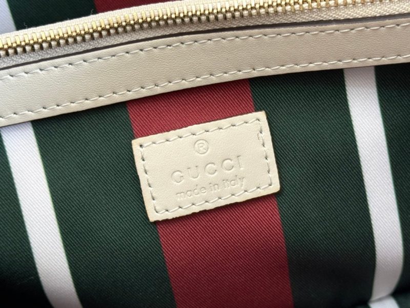 Gucci Ophidia 23cm Bag Ebony Brown Canvas Leather 248270