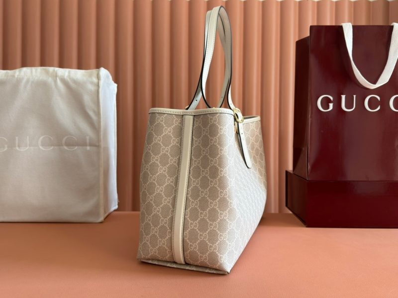 img_89648692_20250313_i1741857031_8018_0_jpg Gucci Ophidia 38cm Bag Beige White Canvas 244550
