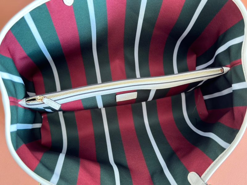 img_89648692_20250313_i1741857047_3648_0_jpg Gucci Ophidia 38cm Bag Beige White Canvas 244550