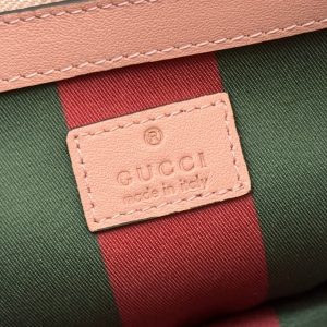 Gucci Ophidia 31cm Bag Pink Canvas 244357