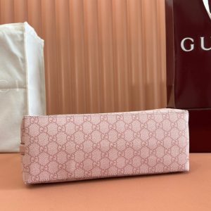 Gucci Ophidia 31cm Bag Pink Canvas 244357