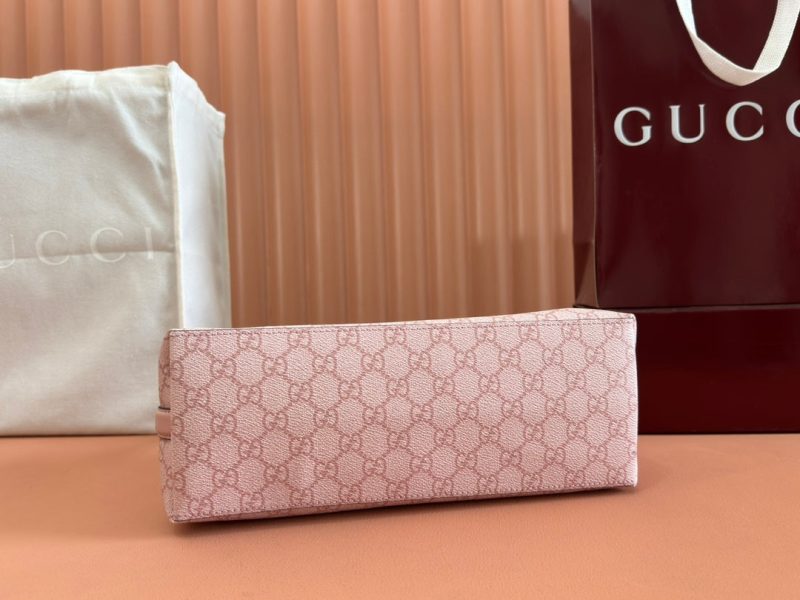 Gucci Ophidia 31cm Bag Pink Canvas 244357