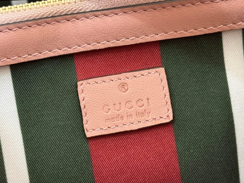 Gucci Ophidia 38cm Bag Pink Canvas 244358