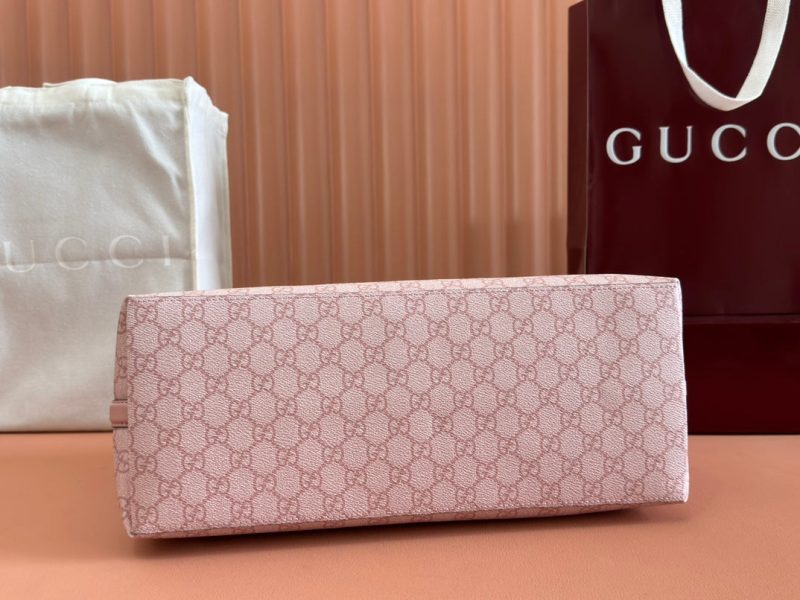 Gucci Ophidia 38cm Bag Pink Canvas 244358