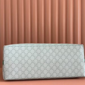 Gucci Ophidia 38cm Bag Green Canvas 244367