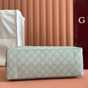 Gucci Ophidia 31cm Bag Green Canvas 244368