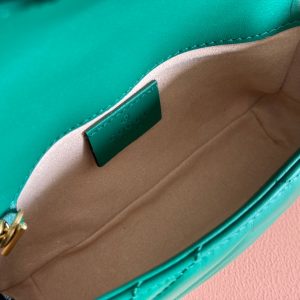Gucci GG Marmont 16.5 Bag Green Calfskin 248372