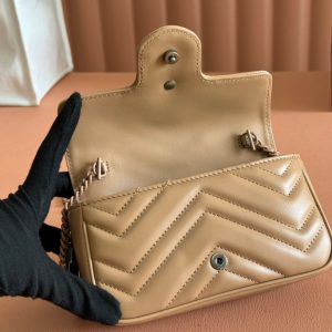 Gucci GG Marmont 16.5 Bag All Beige Calfskin 248378