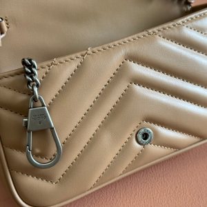 Gucci GG Marmont 16.5 Bag All Beige Calfskin 248378