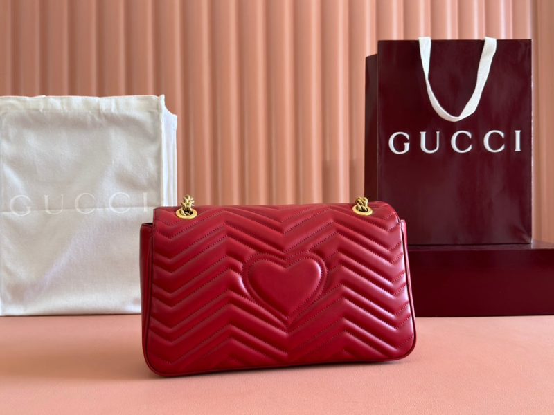 Gucci GG Marmont 31 Bag Red Calfskin 248222
