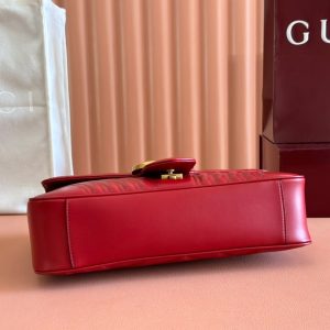 Gucci GG Marmont 31 Bag Red Calfskin 248222