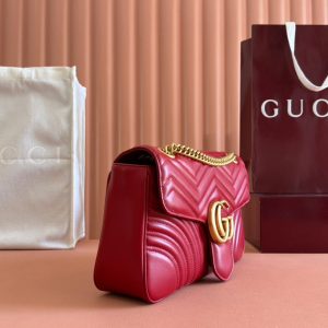Gucci GG Marmont 31 Bag Red Calfskin 248222