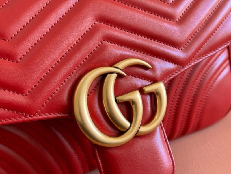 Gucci GG Marmont 31 Bag Red Calfskin 248222