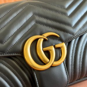 Gucci GG Marmont 31 Bag Black Calfskin 248223