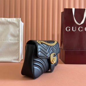 Gucci GG Marmont 31 Bag Black Calfskin 248223