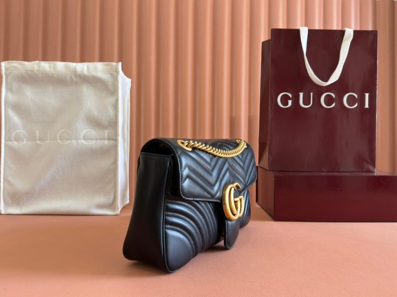 Gucci GG Marmont 31 Bag Black Calfskin 248223