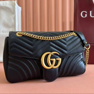 Gucci GG Marmont 31 Bag Black Calfskin 248223