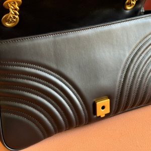 Gucci GG Marmont 31 Bag Black Calfskin 248223