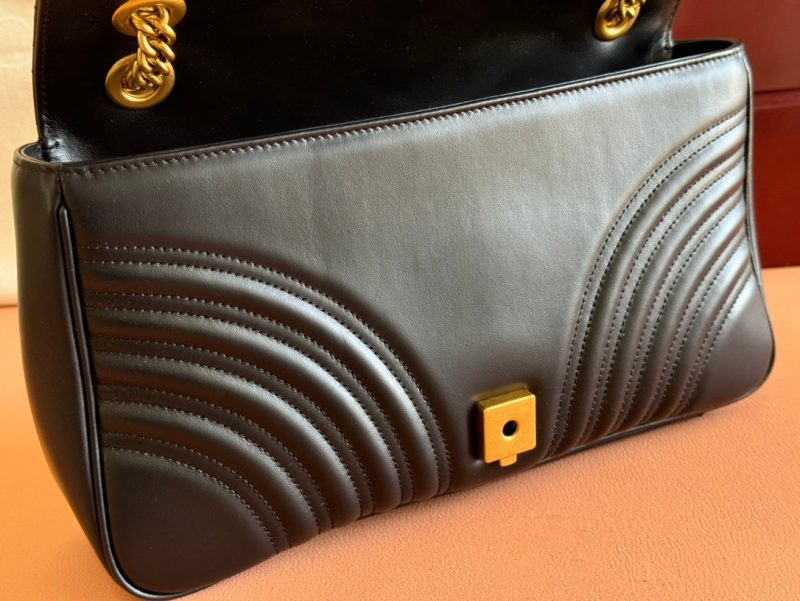 Gucci GG Marmont 31 Bag Black Calfskin 248223